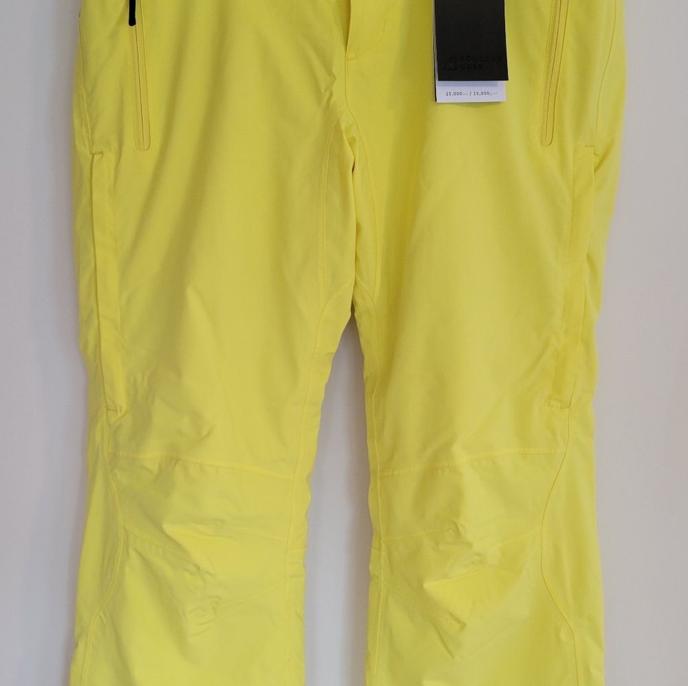 NWT Boulder Gear Yellow W's Cleo Pant Snow Ski Pants Women's Size 12
